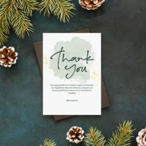 Thank You Card